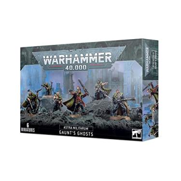 Imagem de Games Workshop - Warhammer 40,000: Astra Militarum Gaunt's Ghosts - Jogo de Miniaturas - 35 Componentes - Plástico - Idade Mínima: 216 Anos - Ficção Científica