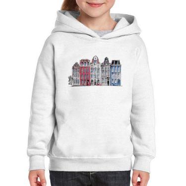 Imagem de Moletom Infantil Amsterdam - Foca na Moda, Branco, 6