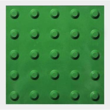 Imagem de Piso PVC Tátil Alerta Amarelo 25x25 cm - MARCA, Verde