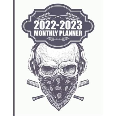 Imagem de 2022-2023 Monthly Planner: 2 Years of Planning With Federal Holidays | A4-2 Year Monthly Planner/Calendar/Schedule - To Do List - 24 Months ... 2022 Up To December 2023 | Cool Skull Cover