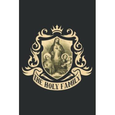 Imagem de Holy Image Catholic Family Sagrada Familia Joseph Mary Jesus: My Prayer Map Journal 6" x 9", 120 Pages for Writing & Notes, for Girls and Women, Memo Diary Subject Notebooks Planner.