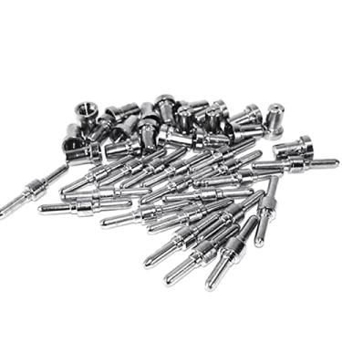 Imagem de Tocha de soldagem, 40 peças, tocha de corte de plasma, consumível, corte estendido, kit de cortador de plasma longo 40A PT31 ponta de tocha de plasma, kit de tocha de bocal de eletrodo