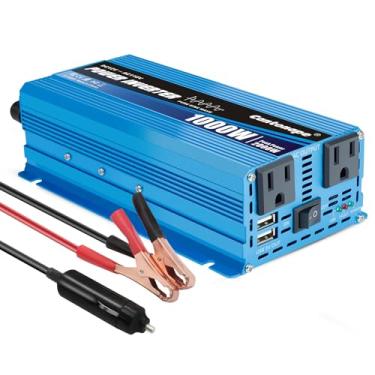 Imagem de Cantonape 1000W Inversor de Onda Senoidal Pura 12V a 110V AC Power Inverter Converter com Adaptador de Carro USB 3.1A e Plugue de Isqueiro para Carro Ao Ar Livre