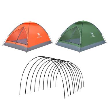 Imagem de Poste de barraca, poste de substituição de tenda, aros de estufa, postes de barraca infantil, haste telescópica, longa, aproximadamente 15,8 m, diâmetro - 6,5 mm, pacote com 36, para caminhadas,