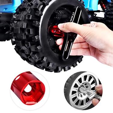 Imagem de FriHobby Chave de roda de 17 mm e chave hexagonal pequena cruz kit de ferramentas RC para Traxxas Arrma Axial Tamiya Redcat Losi HPI HSP 1/8 1/10 1/12 1/14 1/16 1/18 1/24 RC Crawler Car Truck