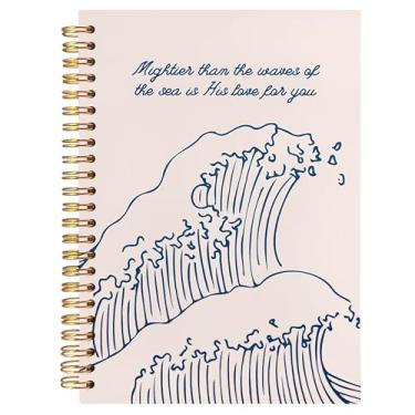 Imagem de BearCake Caderno espiral feminino – Caderno pautado universitário de 21 x 14,7 cm, páginas pautadas e capa dura – cadernos para trabalho 228