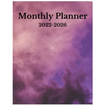 Imagem de Monthly Planner 2022 2026: Simple clean easy to use design. Perfect way to keep track of upcoming meetings, notes and to do lists. Includes yearly ... monthly spread and additional pages for notes