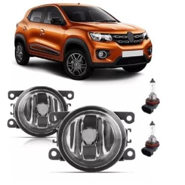 Imagem de Par Farol De Milha Universal Kwid 2017 2018 2019 2020 2021 + Lâmpada