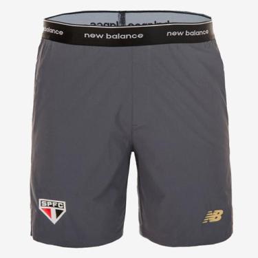 Imagem de Bermuda São Paulo 25/26 Viagem New Balance Masculina, Cinza, M