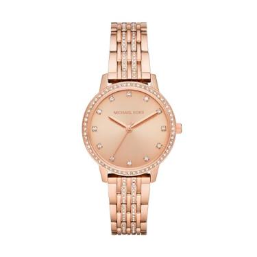 Imagem de Michael Kors Relógio feminino Abbey, relógio de aço inoxidável feminino, Melissa, ouro rosa, Abbey