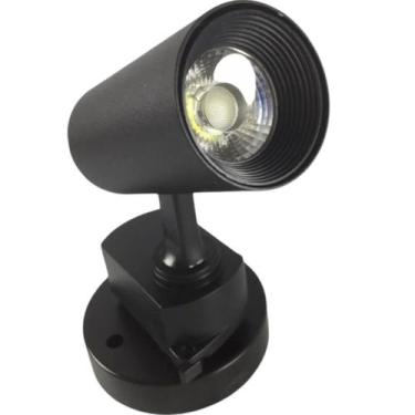 Imagem de Luminária Spot Led Trilho 10w Preto Frio 6000k - CBC