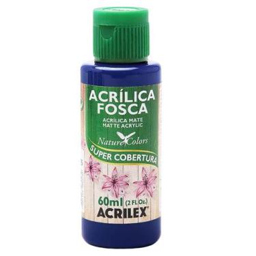 Imagem de Tinta acrilica fosca 60ml acrilex escolha a cor, 501 - AZUL TURQUESA