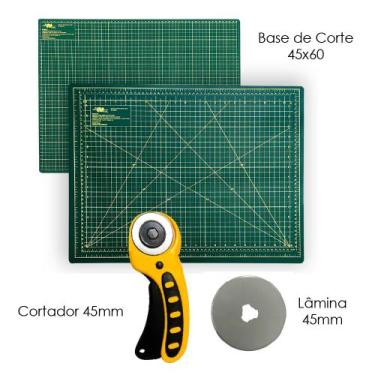 Imagem de Base De Corte A2 Placa Para Cortar Tecidos 60x45 Cortador Circular 45m