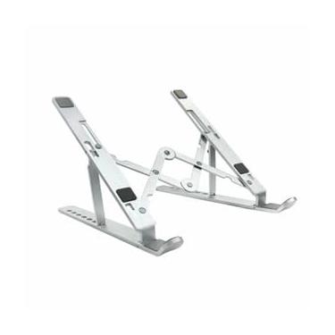 Imagem de Suporte De Metal Para Laptops e Tablets Suporte DobráVel De AlumíNio(Prateado,Alumínio)