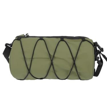 Imagem de Bolsa para quadro de bicicleta, bolsa de guidão de bicicleta com fecho de zíper para bicicleta de montanha (verde)