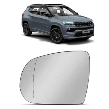 Imagem de Lente Retrovisor Conjunto C/ Sensor Compass 2020 A 2022 - METAGAL, Esq