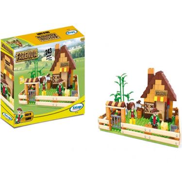 Imagem de Blocos de Montar Fazenda Casa de Campo 243 Peças Xalingo