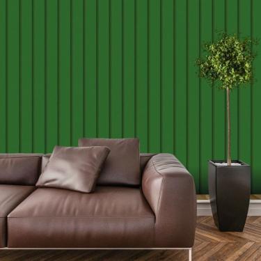 Imagem de Papel De Parede Adesivo Ripado Madeira Lavável Cozinha  3 metros