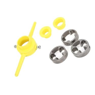 Imagem de Ferramenta de Rosqueamento de PVC, Conjunto de Moldes Redondos NPT, Enfiador de Tubos, Ferramenta de Encanamento Manual para de Encanamento
