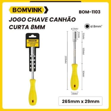Imagem de Chave canhão 8mm bom-1103 - BOMVINK