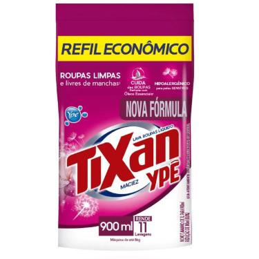Imagem de Lava Roupas Líquido Tixan Ypê Maciez Refil 900ML