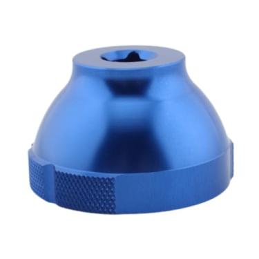 Imagem de YIJU Ferramenta de instalação e remoção de movimento central de bicicleta de 16 entalhes de 44 mm para BBT-69.2 XT BB70 BB5700, Azul