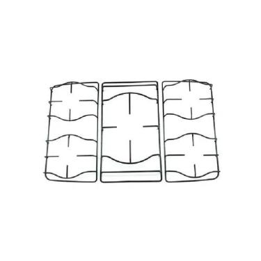 Imagem de Kit grelha trempe para fogão esmaltec agata 5 bocas