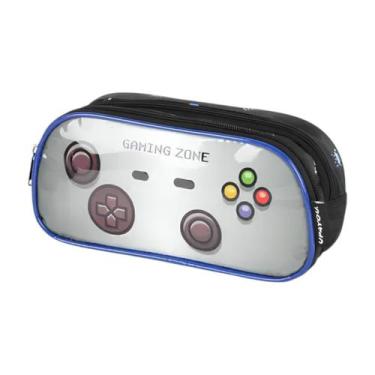 Imagem de Estojo Escolar Gaming Zone com Compartimento Duplo - UP4YOU, El41024UP