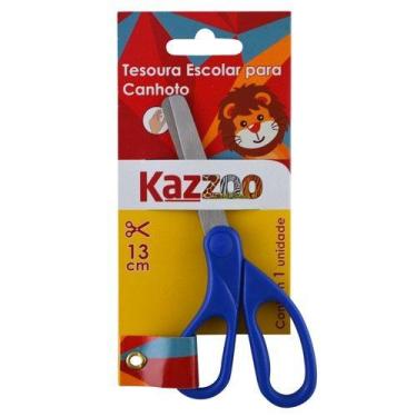 Imagem de Tesoura Escolar para canhoto 13 cm- Kazzoo