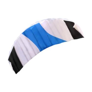 Imagem de rockible Pipa de Manobras para Exterior, Modelo de Duas Linhas, 1,4 M para Uso Infantil E Adulto, Azul