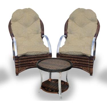 Imagem de 2 Poltronas + 1 Mesa Centro Duna