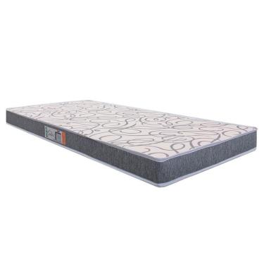 Imagem de Colchão De Solteiro Hellen Pro Confort Espuma D23 12x78x188 Cm Cinza Com Branco