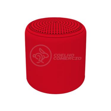 Imagem de Mini Caixa De Som Wireless Speaker Potente BT Vermelho