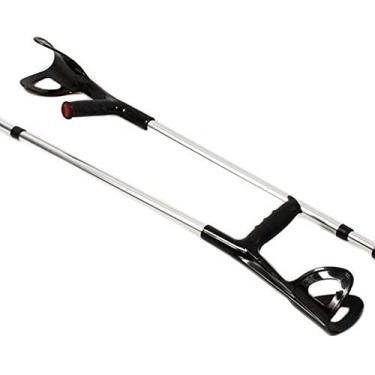 Imagem de Muleta Canadense Fixa, Preto, Sequencial, 2 unidades