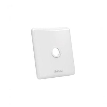 Imagem de Placa Com Furo Enerbras 1-2 Para Caixa 3 X 3 Branca