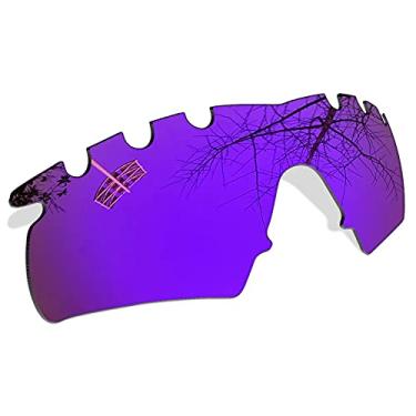 Imagem de Lentes de reposição para óculos de sol com armação híbrida e ventilada Oakley M – Várias opções, Roxa, 0