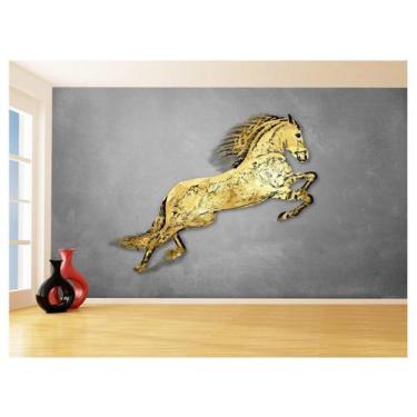 Imagem de Papel De Parede 3D Animais Pop Art Cavalo Cores 3,5M Pxa324 - Você Dec