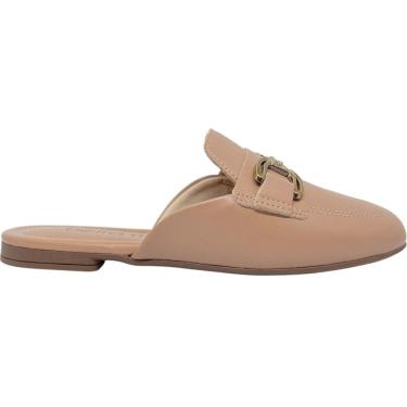 Imagem de Mule Feminina Casual Dia a Dia Passeio Trabalho Conforto Detalhe Metalizado Beira Rio 4323.100