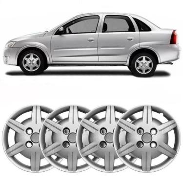 Imagem de Jogo de Calota Aro 13 Fixação P/ Parafuso Chevrolet Corsa (GR069) - GR