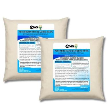 Imagem de Kit 2 Percarbonato De Sódio 1kg Cada - A&R Insumos Agricolas
