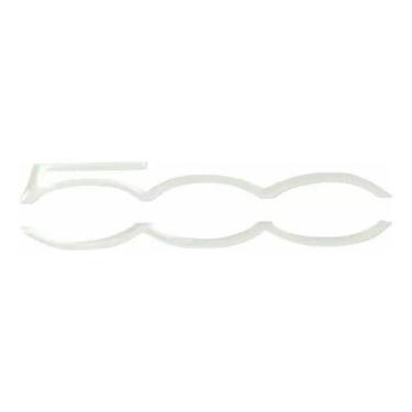Imagem de Adesivo Resinado Fiat 500 Cinquecento Branco Rs02 Fgc - SPTS