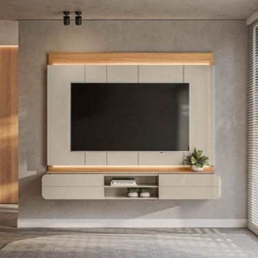 Imagem de Painel Home Suspenso 200cm para TV Zurique Linea Brasil - Tauari/Off W