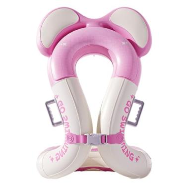 Imagem de Braçadeiras Infláveis Para Piscina - Boias De Braço Para Piscina,Colete Salva Vidas Inflável Com Fivela De Segurança Ajustável Para Crianças De 3 A 15 Anos Para Natação Praia E