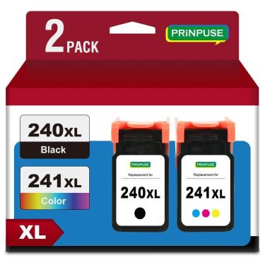 Imagem de Cartuchos de tinta PRINPUSE 240XL 241XL para impressora Canon Pixma