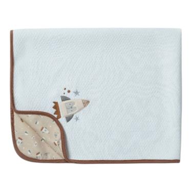 Imagem de Manta para Bebê em Malha Matelasse Be Brave Marrom Café- Hug