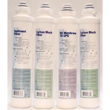 Imagem de Kit de filtro Pura/Aquaflo QCRO de substituição completa 75 GPD