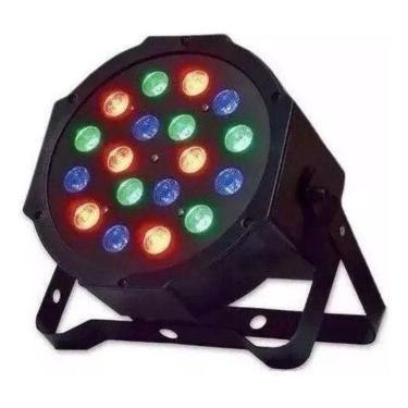 Imagem de Canhão Refletor Led Rgb 18-36 Leds 1w - Iluminação Para Festas E Eventos