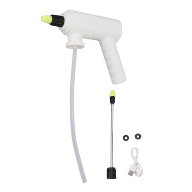 Imagem de MOUMOUTEN Bico de pulverizador elétrico para plantas, frasco de spray elétrico, bico recarregável por USB para fertilização de jardim pulverizador multiuso (B)