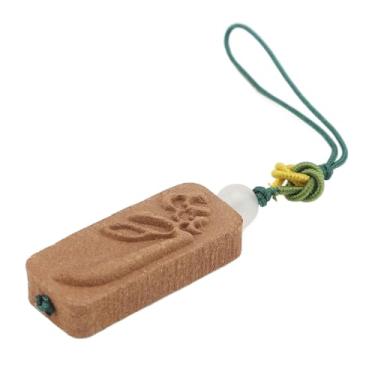 Imagem de Zerodis Fragrância Esculpida à Mão do nó da Sorte No Símbolo da Cadeia de Chaves Pendentes para a Prosperidade para Doar pó de Incenso