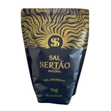 Imagem de Sal Marinho Integral de Mossoró 1 Kg Sal Sertão Premium Zip Lock com Laudo